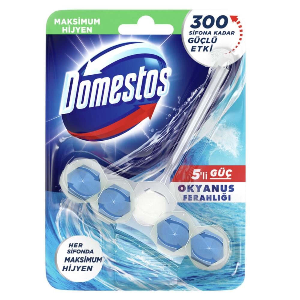 Domestos WC Blok 5'li Güç Okyanus Ferahlığı