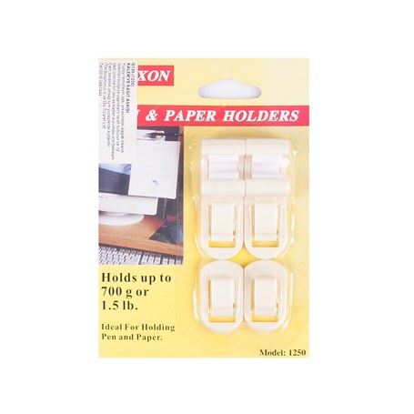 Bilgisayar Askı Kalem Ve Kağıt Tutturma Aparatı 4 Lü Set 5x2x2cm