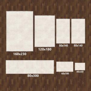 Carpet my Life Dot Based 7 Piece Carpet Set CK5023