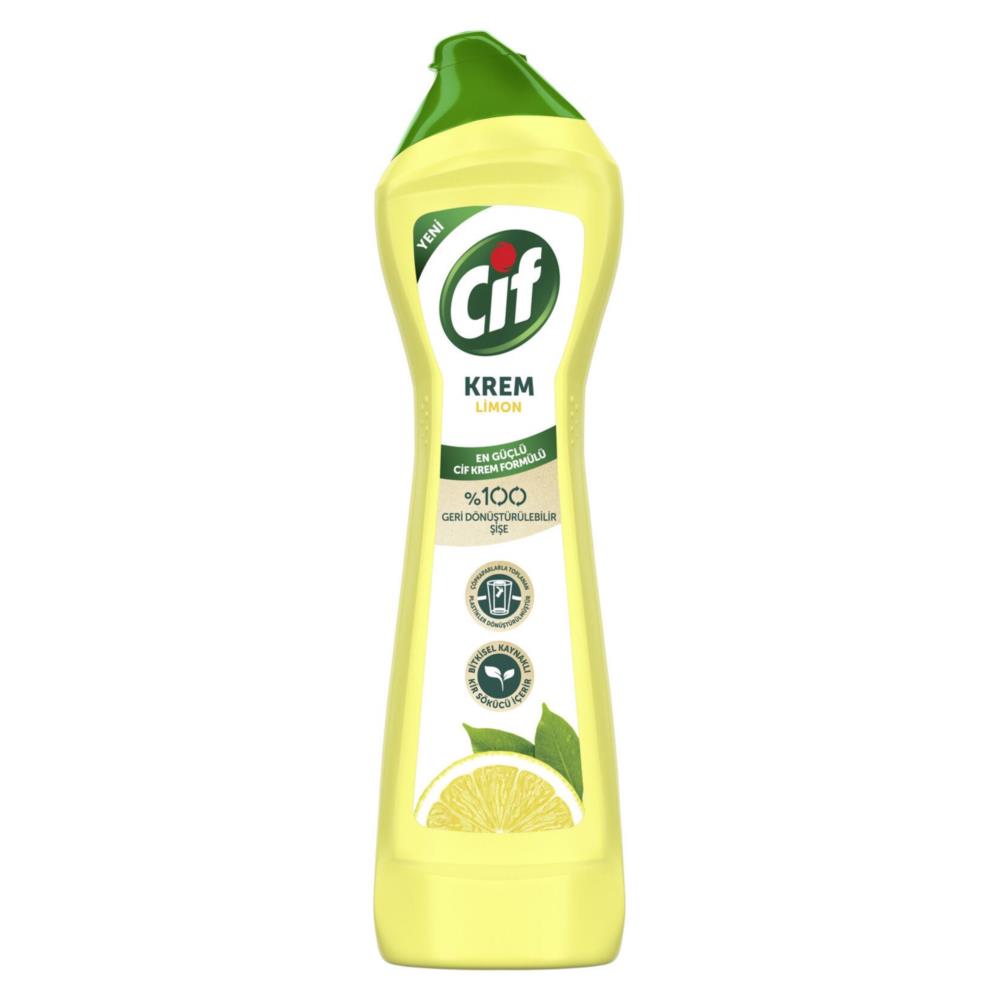 Cif Krem Yüzey Temizleyici Limon 500 Ml