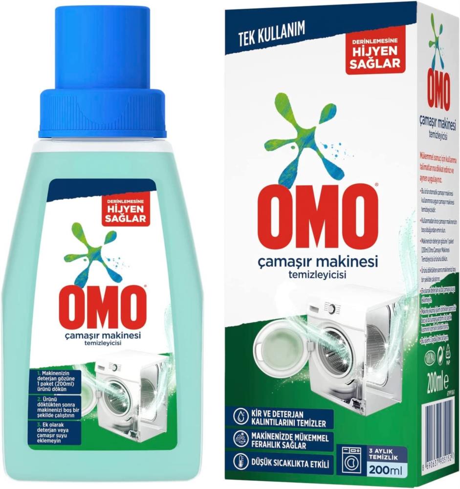 Omo Çamaşır Makinesi Temizleyicisi 200ml 