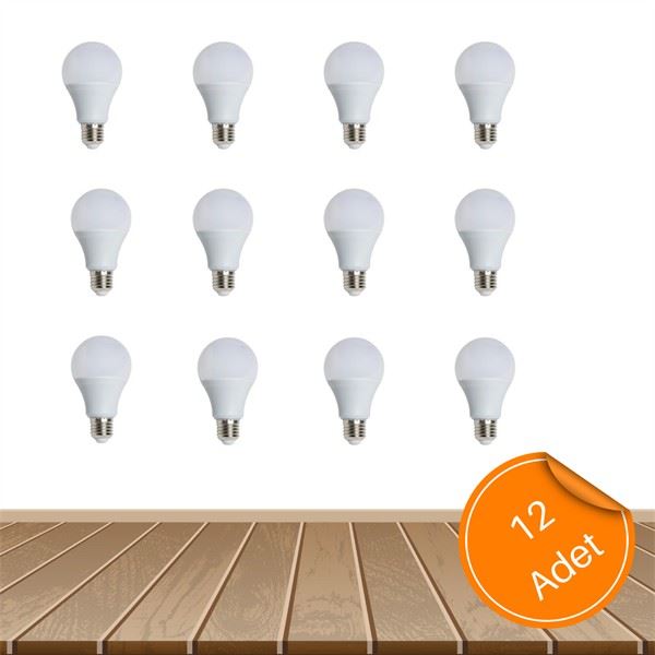 MHK Collection 9 W Beyaz Led Ampul (12 ADET)