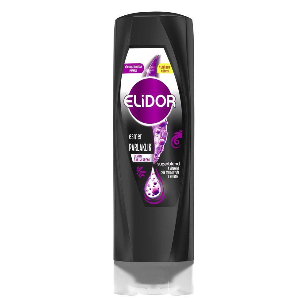 Elidor Superblend Serum Care Cream Brown Shine Keratin (400 ml