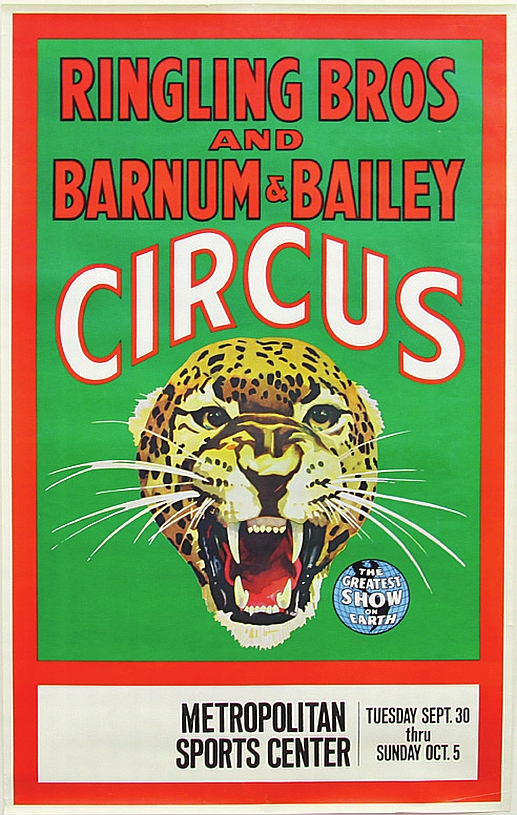 Poster - 'Ringling Bros and Barnum & Bailey Circus' (at)… - Modernist ...