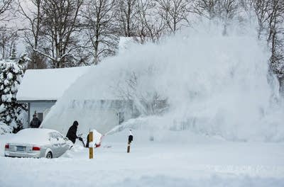 Clearing driveway