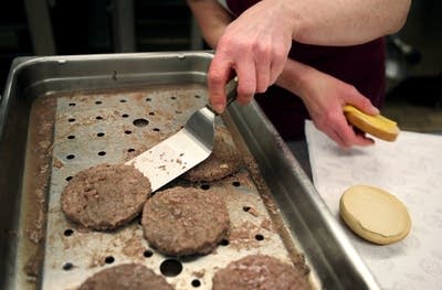 Bison burgers for lunch