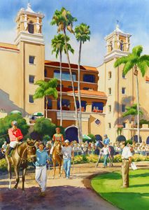 New Paddock Del Mar California - Mary Helmreich California Watercolors