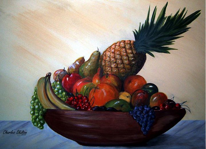 Still Life " Fruit Bowl" - CharlesArt