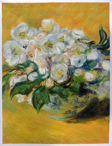 Christmas Roses Monet Oil Painting