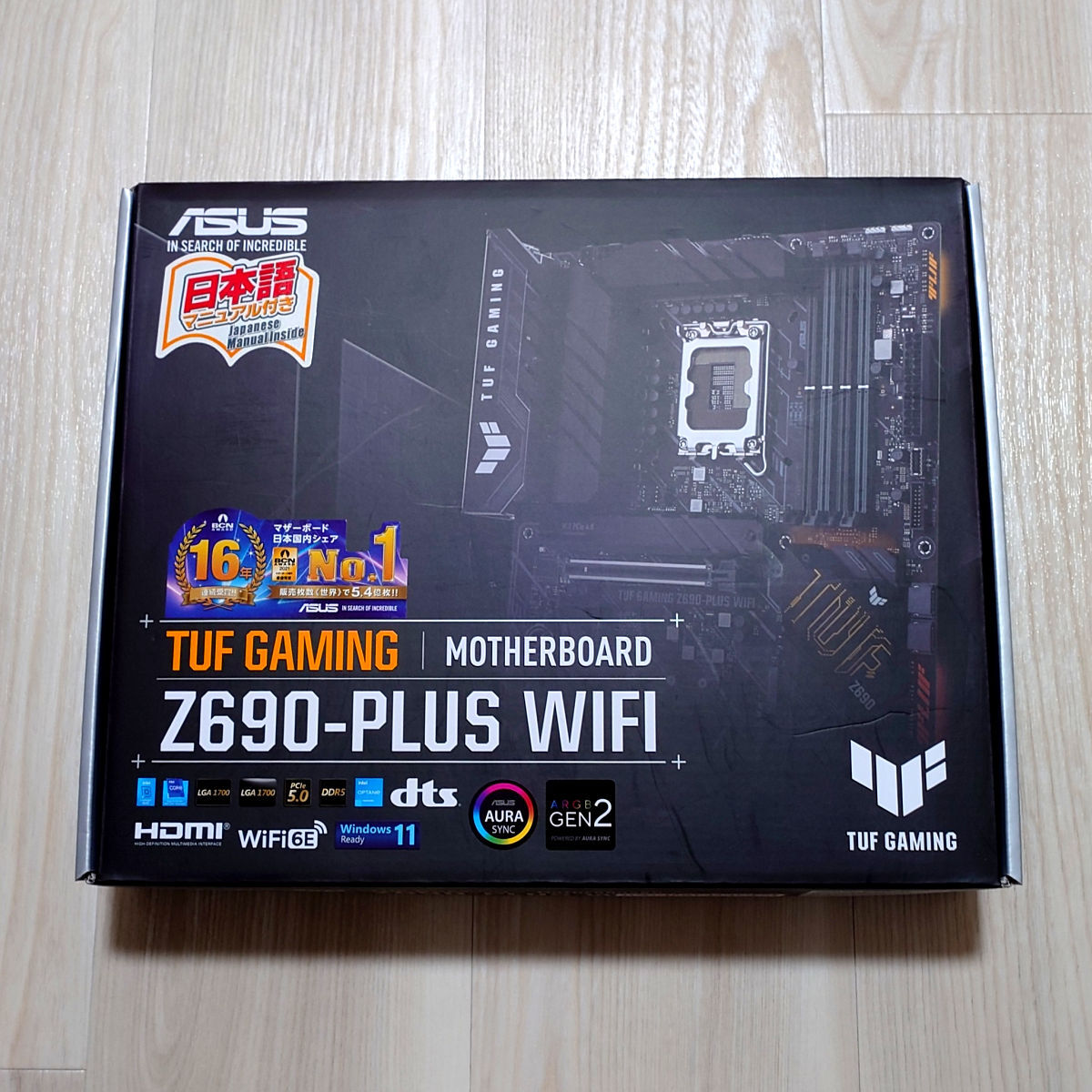 【未使用】ASUS TUF GAMING Z690-PLUS WIFI (LGA1700/ATX)【新品】の落札情報詳細 - ヤフオク落札価格 ...