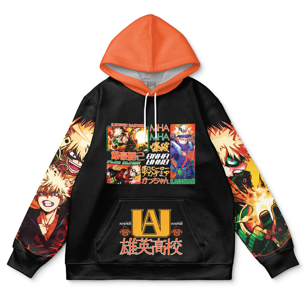 Katsuki Bakugo V2 My Hero Academia Streetwear Hoodie - Otaku Treasure