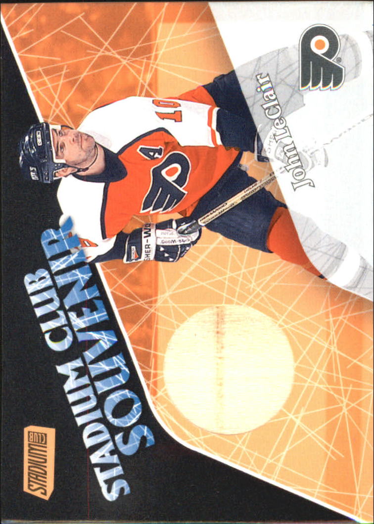 1999-00 Stadium Club Souvenirs #SJL John LeClair S back image