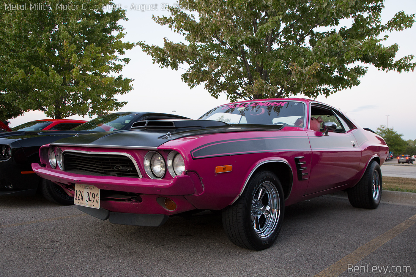 Pink Dodge Challenger