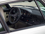 Simple interior in a Classic Porsche 911