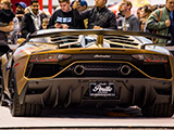 Rear diffusor on Lamborghini Aventador SVJ