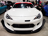 Front of Subaru BRZ with Rocket Bunny kit