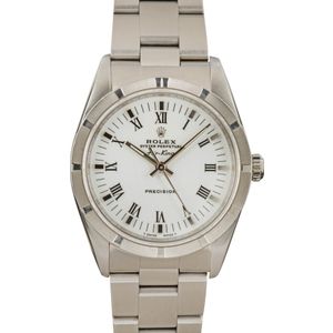 Pre-Owned Rolex Air-King 14010 Roman Dial