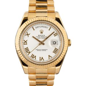 Rolex Day-Date II President 218238 Yellow Gold