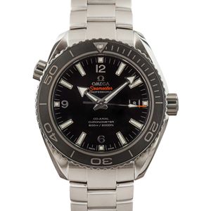 Pre-owned Omega Seamaster Planet Ocean 600M Steel on Steel