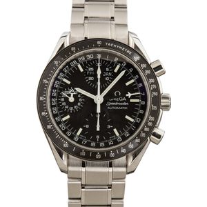 Pre-owned Omega Speedmaster Day-Date Stainless Steel