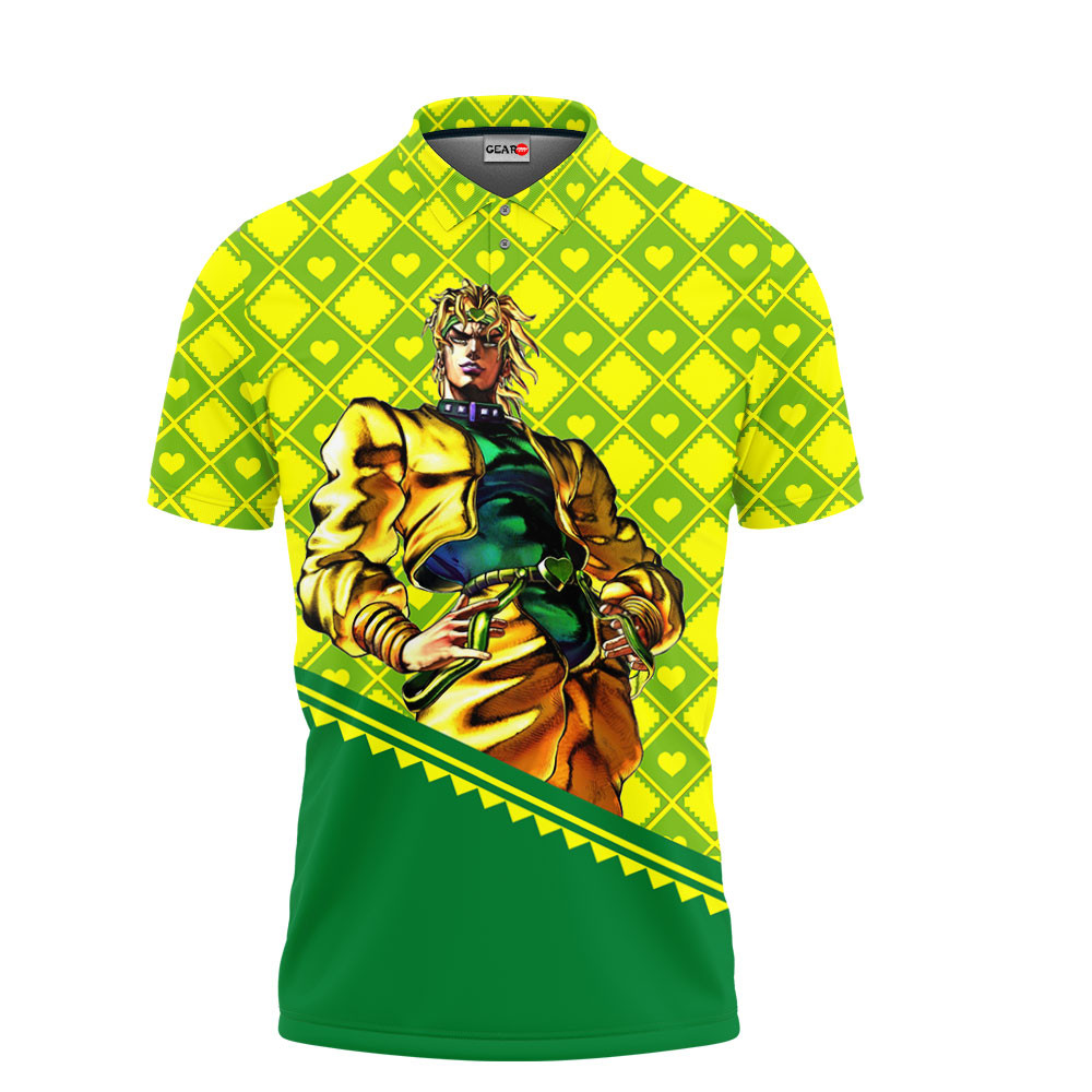 Dio Brando Polo Shirts JJBA Custom Anime Merch Clothes - Gear Otaku