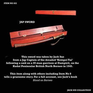 Japanese Katana Sword with Scabbard from Kempei Tei Captain - Edged ...