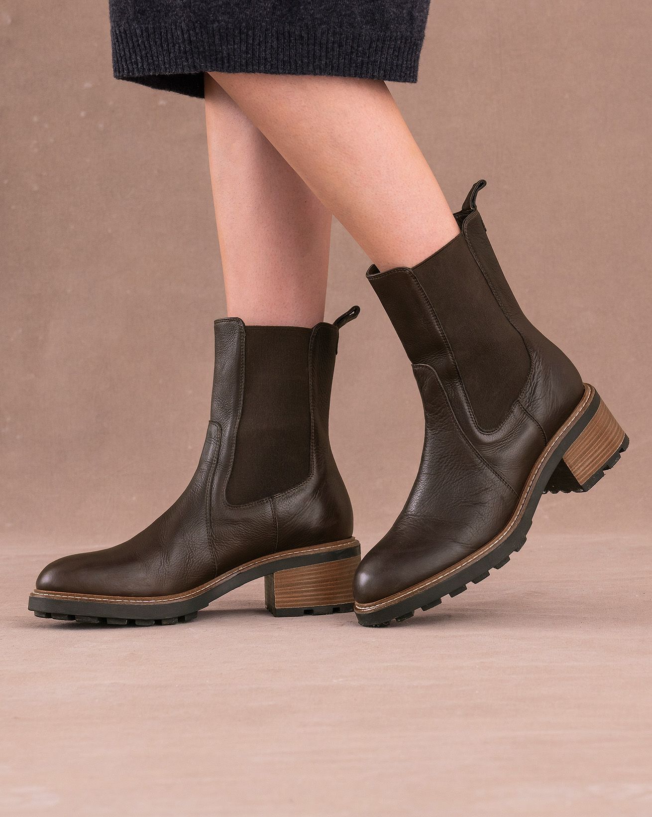 Block Heel Chelsea Boot