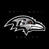 Stylized Baltimore Ravens Bird Logo SVG