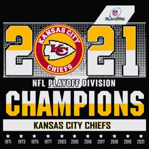 2021 Nfl Playoff Division Champion Kansas City Chiefs SVG