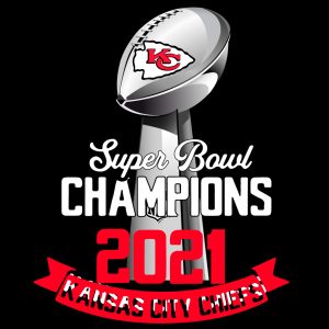 2021 Super Bowl Champions KC Chiefs Trophy SVG