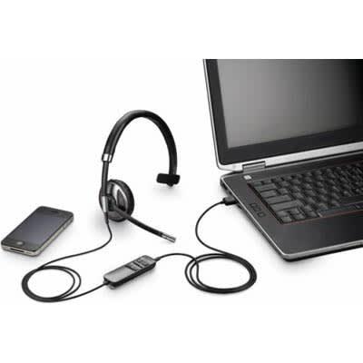 Plantronics blackwire c710-m mono corded usb headset +