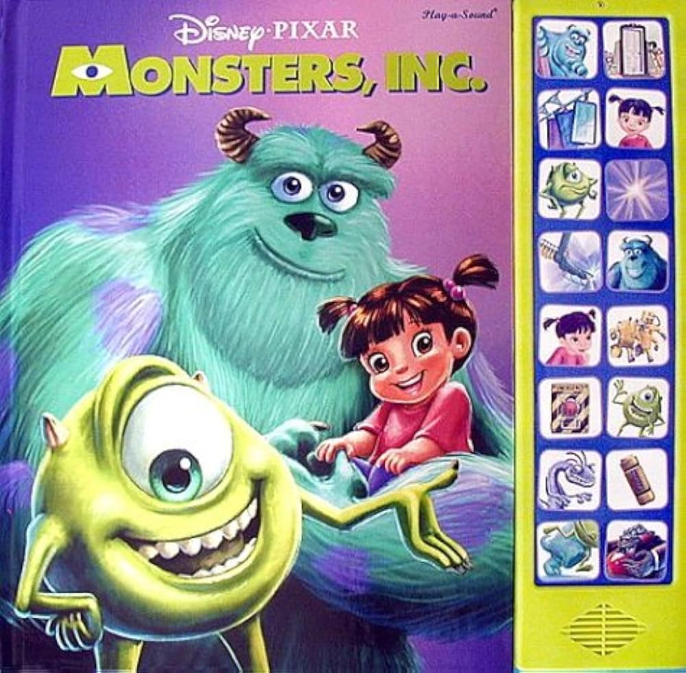 ☀️ MONSTERS INC Disney Pixar Hardcover Read-Aloud Story Book Bedtime ...