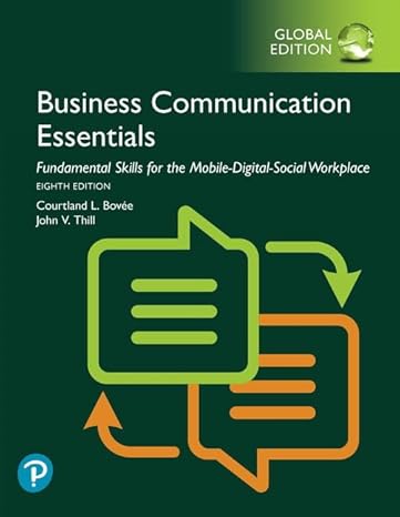 Solution manual   Business Communication Essentials 8th Edition  by  Courtland Bovee , John Thill