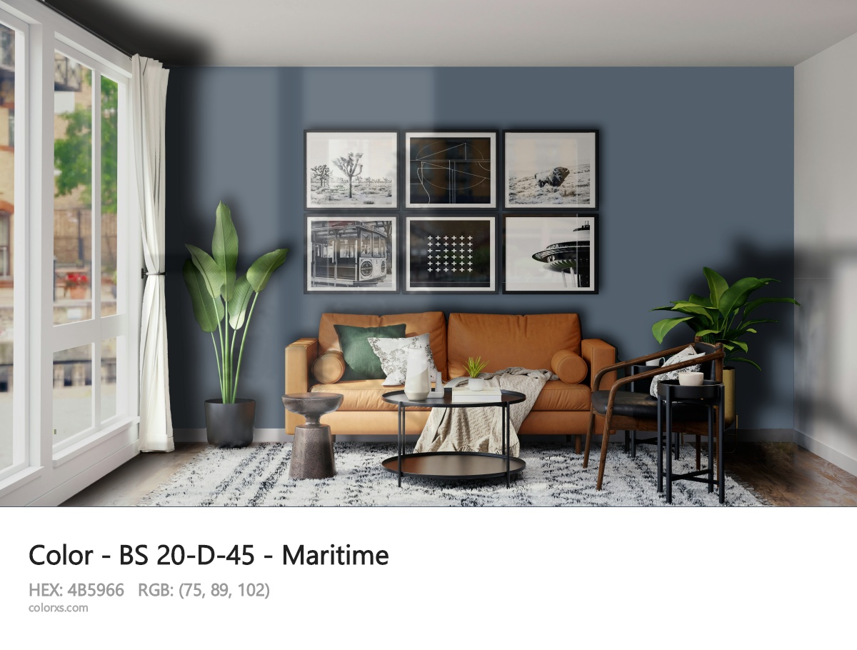 BS 20-D-45 - Maritime CMS modern minimalist living room interior