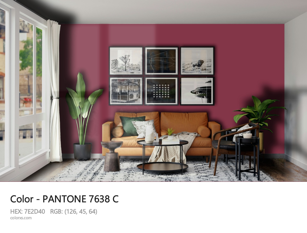 About PANTONE 7638 C color - its meaning and example