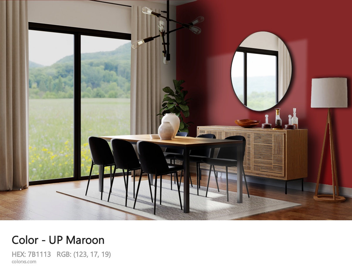 UP Maroon Other dining room design