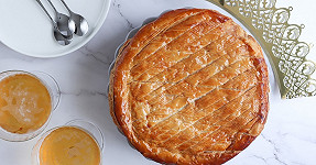 Galette des Rois amande-orange de Laurent Mariotte