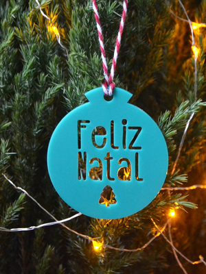 Bola feliz natal - unidade