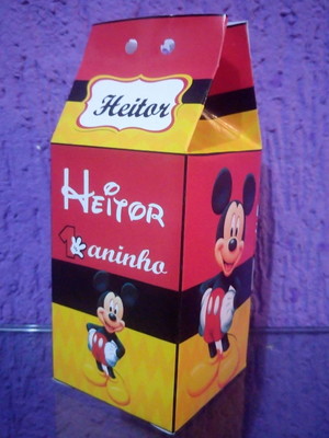 Caixa milk mickey