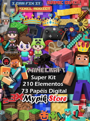 Kit digital minecraft completo - 62