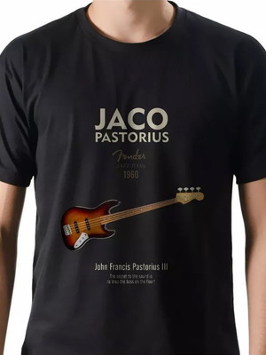 Camiseta camisa música jazz jaco pastorius baixo jazz bass