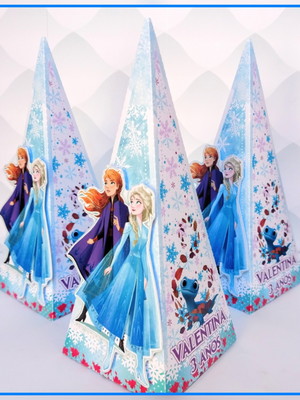 Caixa cone pirâmide frozen 2