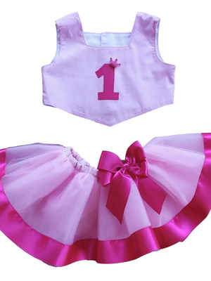 Conjunto smash the cake rosa - saia tutu e blusa