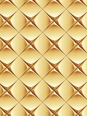 Papel de parede geométrico dourado