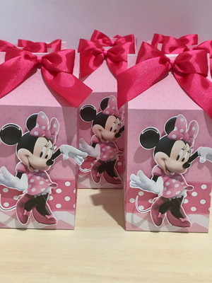 Caixa milk personalizada minnie