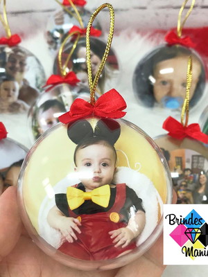 Bolas de natal personalizadas com foto