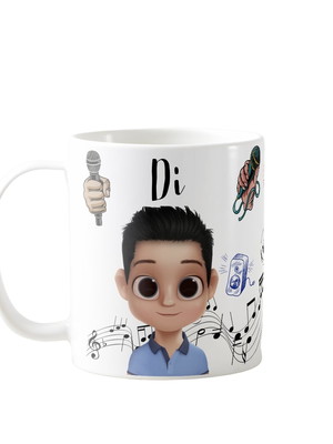 Caneca personalizada presente criativo cantor música