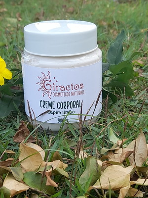 Creme hidratante corporal natural