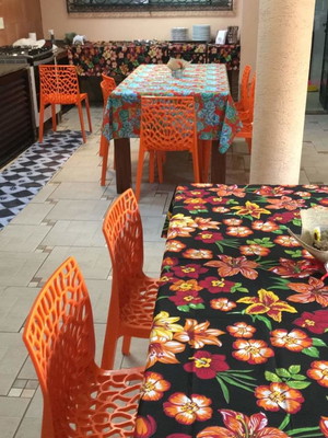 Toalha de mesa em chita