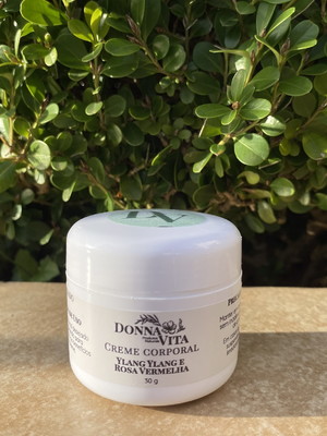 Creme corporal ylang ylang e rosa vermelha donna vita